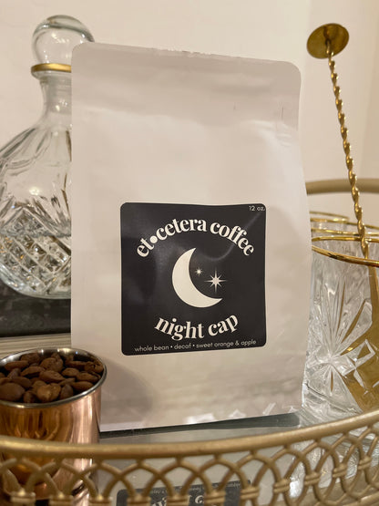 Night Cap - Whole Bean Decaf Coffee - 12oz Bag