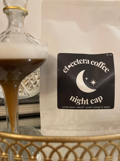 Night Cap - Whole Bean Decaf Coffee - 12oz Bag